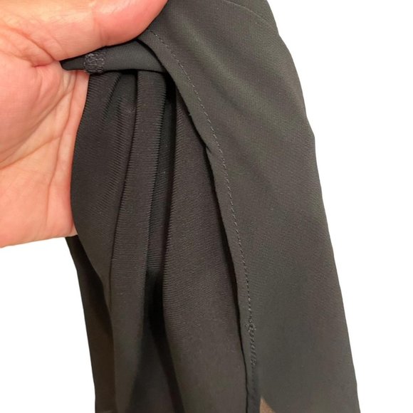 XXL black elegant Very comfy top with 2 layers, the top is a Shiffon layer, ve - Picture 3 of 3